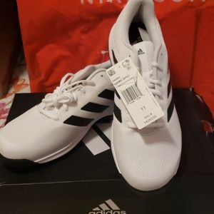 Adidas mens game spec sneakers shoes white&black